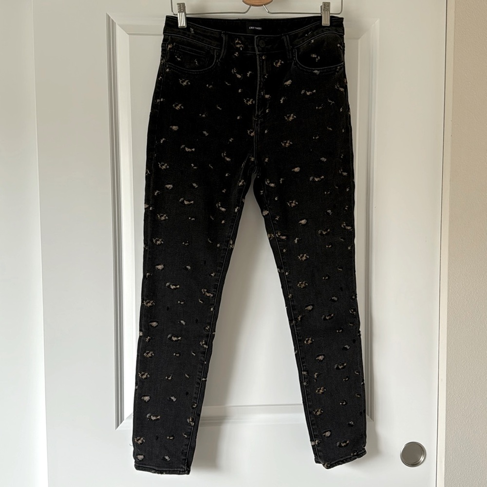 Driftwood Embroidered Skinny Jeans